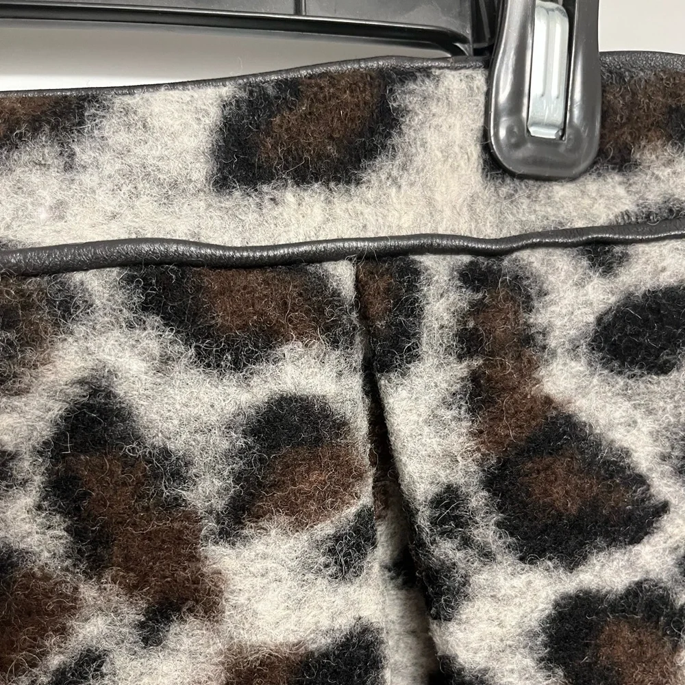 Sea Wool Animal Print Skirt - Picture 7 of 11